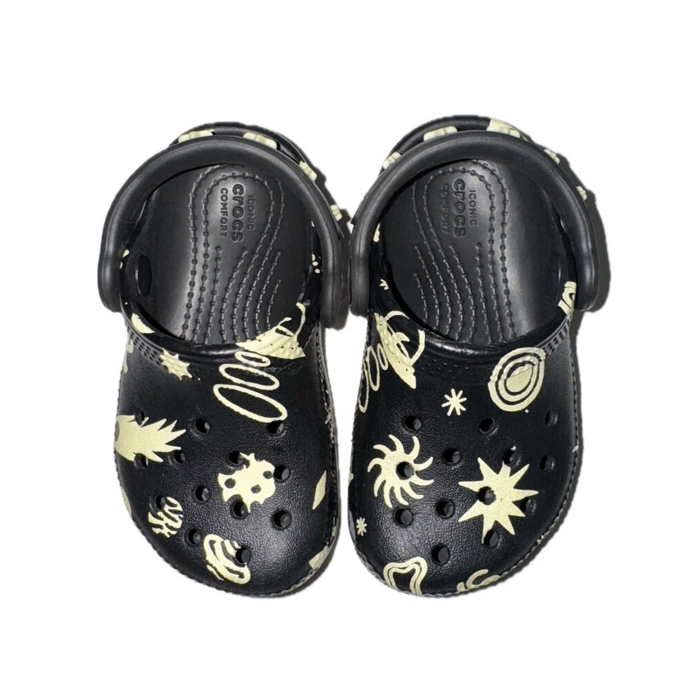CROCS Classic Glow Space Clog, Toddler 6